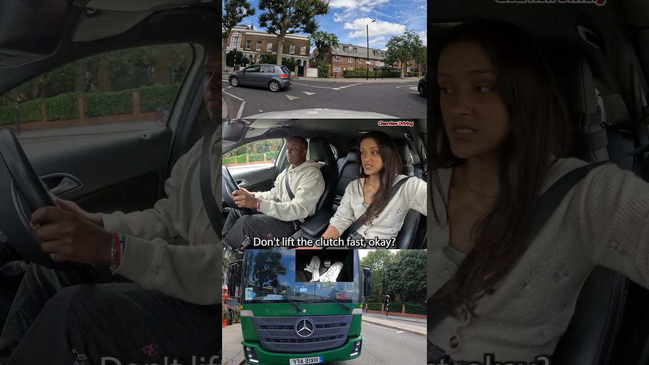 BEGINNER Driving lesson in London #driving #lesson #london #manual #car #instructor