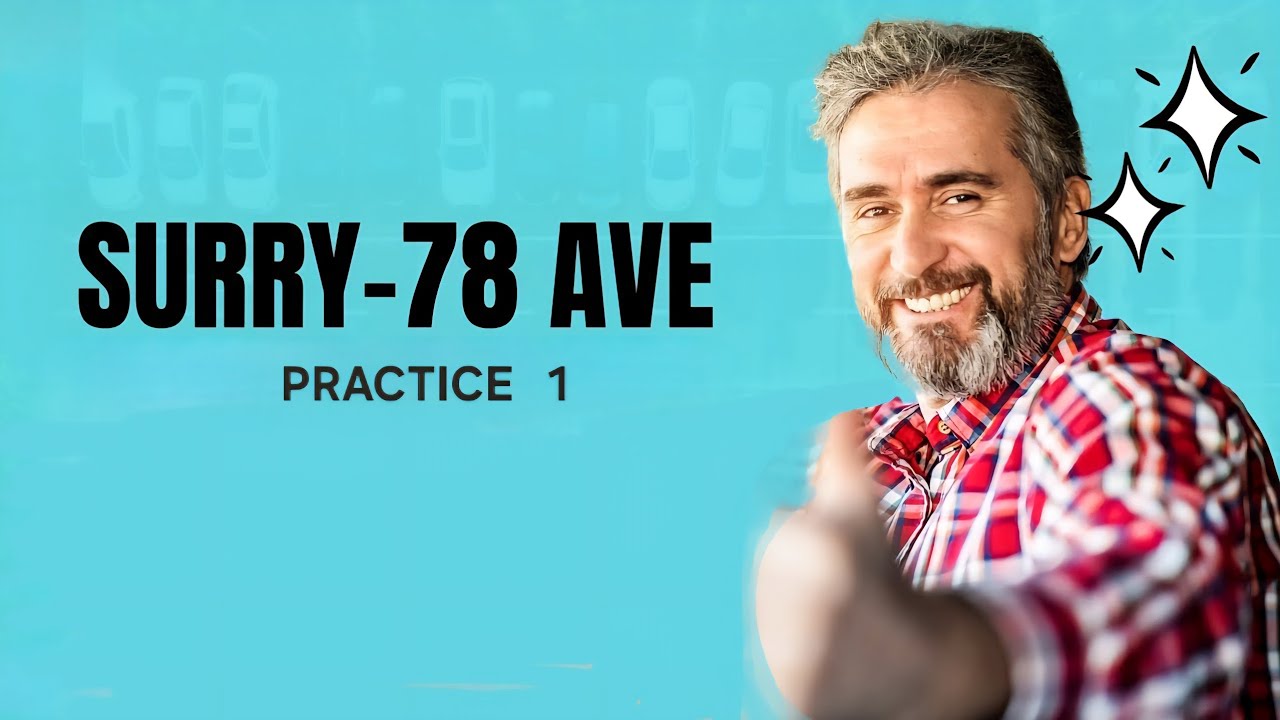 (1) Surrey 78ave_Driving TEST PRACTICE | BC CANADA