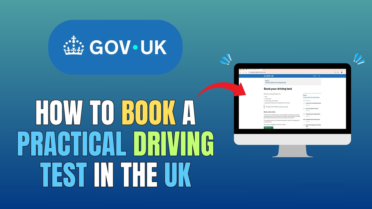 HOW TO BOOK A PRACTICAL DRIVING TEST IN THE UK - UPDATE 2026