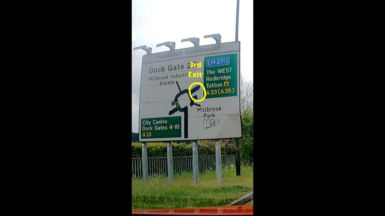 How to count exits on big roundabouts