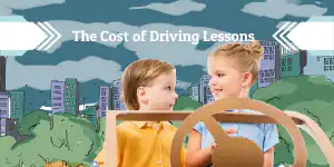 The cost of driving lessons illustration