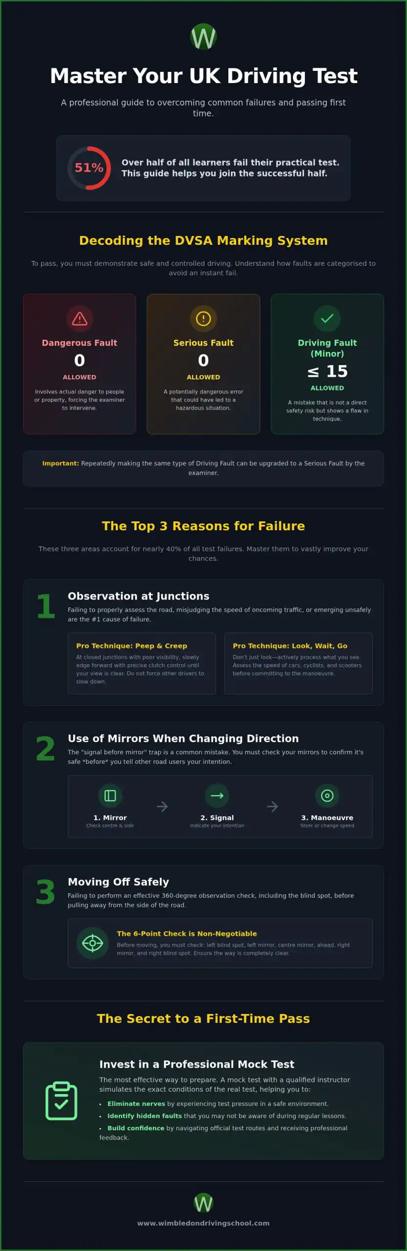 Common Driving Test Failures 2026: How to Avoid Fatal Mistakes and Pass First Time