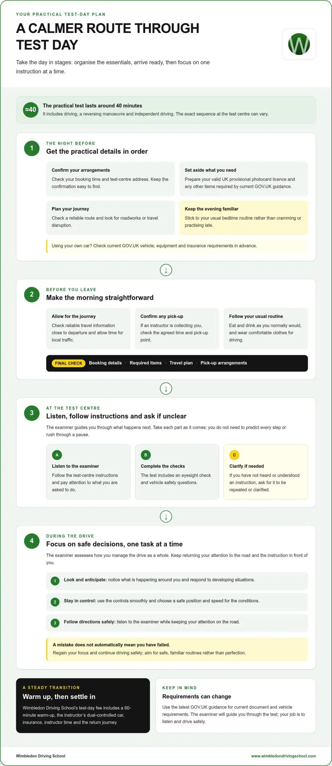 Driving Test Day Checklist UK: What to Prepare in 2026